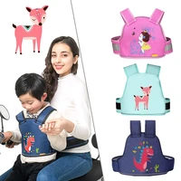 motorcycle kids safety harness 3d breathable safety belt with 4 in 1 buckle reflective strips children anti fall protective belt