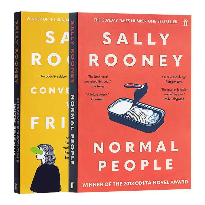 

Conversations with Friends / Normal People Sally Rooney Life Novel Adult Bed Time Reading Books Fiction
