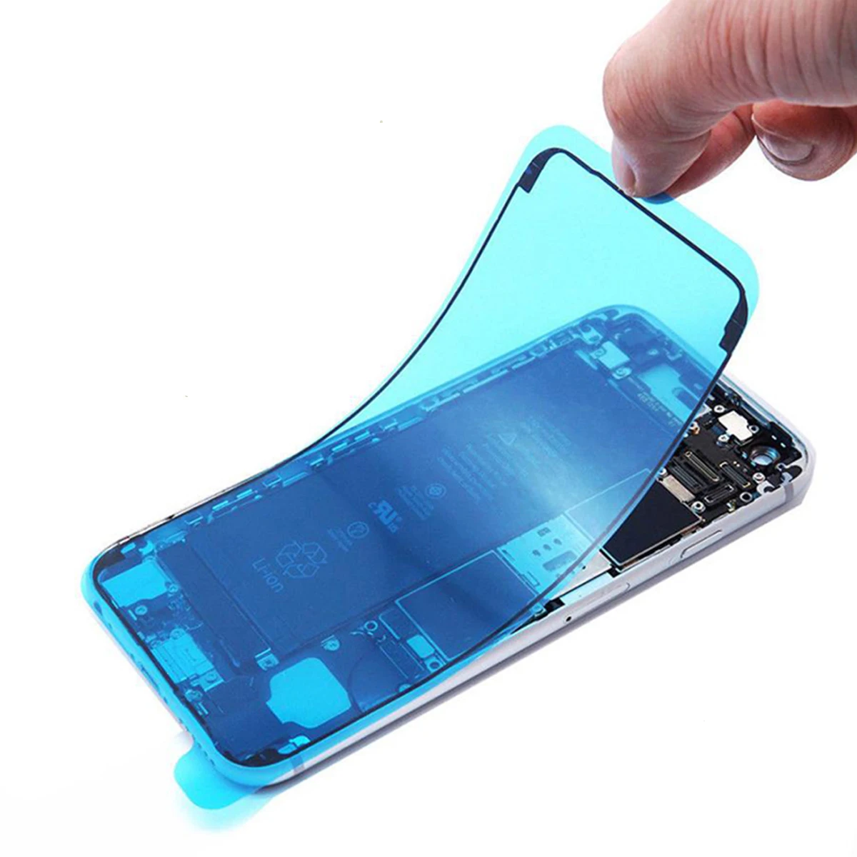 

50 шт. 100% оригинальная рамка жк-экрана клейкая для iPhone 11 12 13 Pro Max X XR XS Max 6S 7 8 Plus SE2 нарезанная Водонепроницаемая наклейка