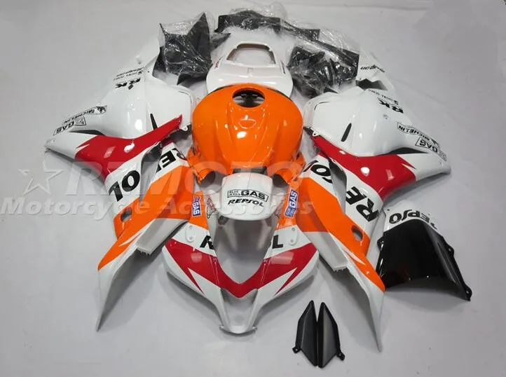 

4Gifts New ABS Motorcycle Fairings Kit Fit For HONDA CBR600RR F5 2009 2010 2011 2012 09 10 11 12 Bodywork Set Red Orange
