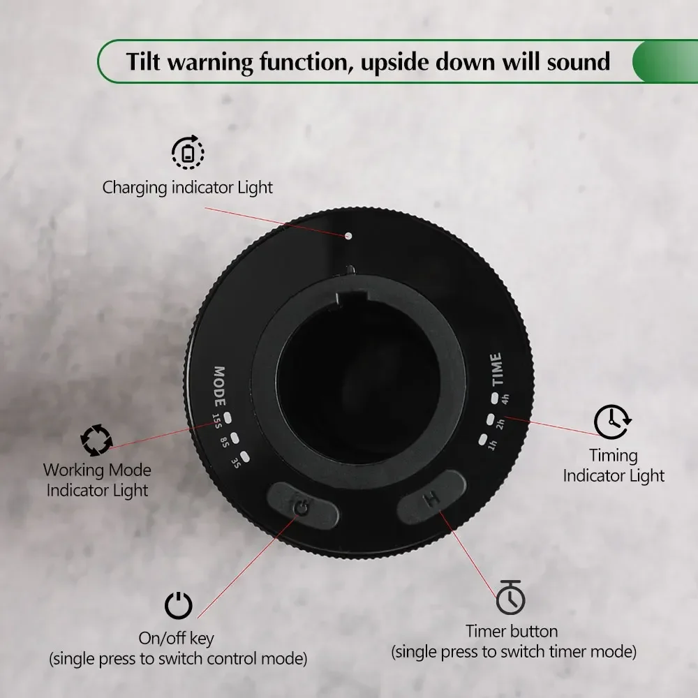 Диффузор для ароматерапии премиум-класса Namaste зарядка через USB материал из