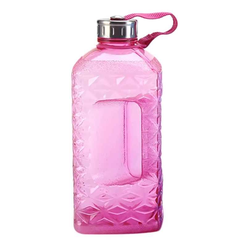 

Мотивационная бутылка для воды с маркером времени-многоразовый кувшин для воды с ручкой и измерением шкалы для спортзала офиса дома