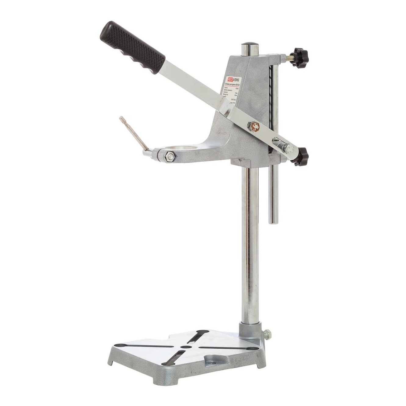 Станок для крепления дрели REDVERG DS 43 (Ход шпинделя 60 мм ширина стола 150 длина 210