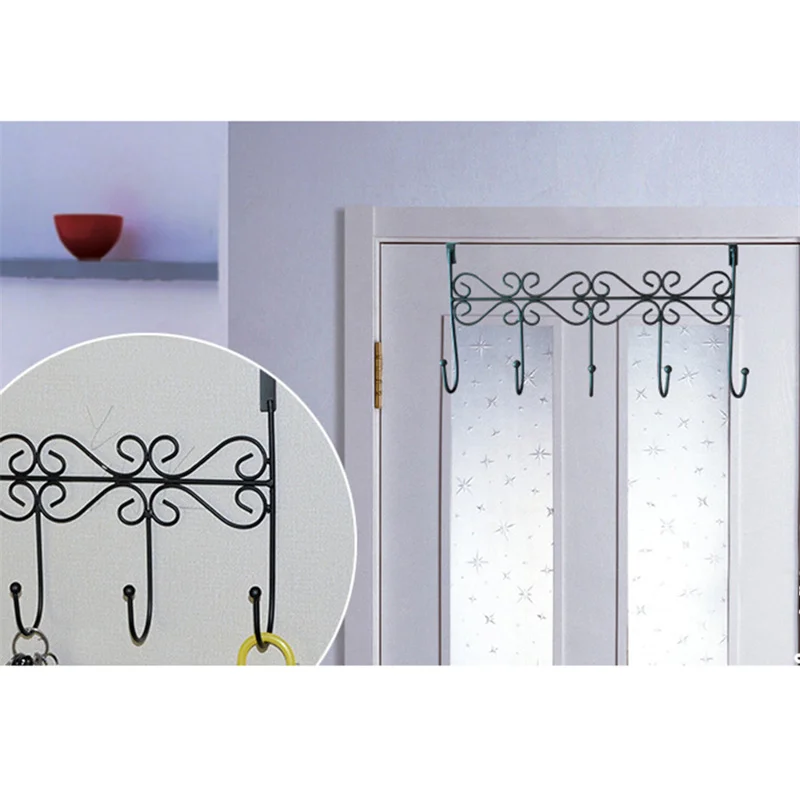 Дверные Крючки вешалка настенный органайзер для ключей на верхней двери крючки