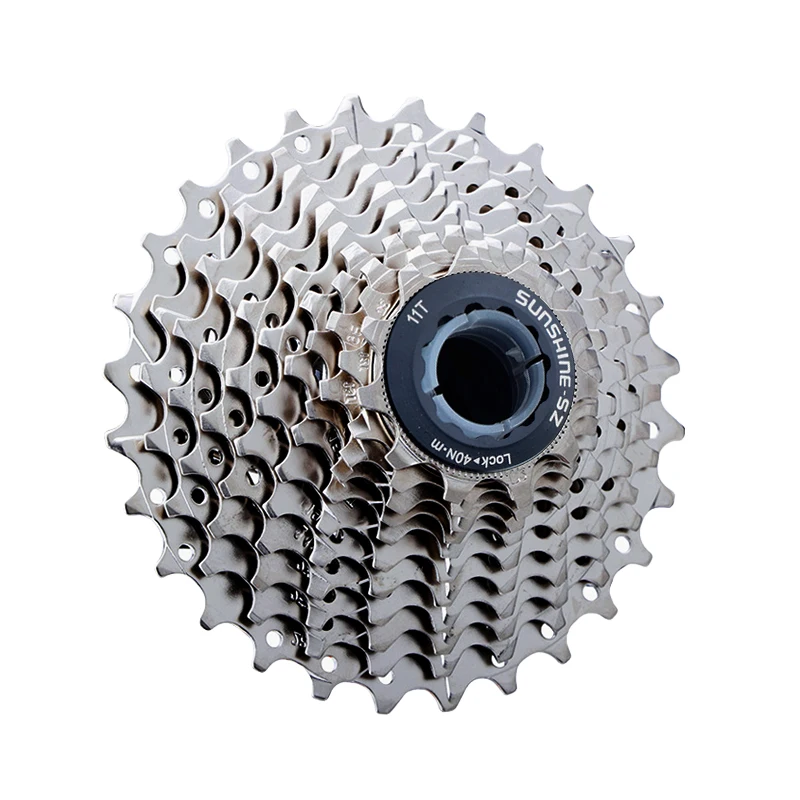 SUNSHINE Road bike Cassette 8/9/10/11/12 Speed bicycle Freewheel Compatible with SHIMANO/SRAM images - 6