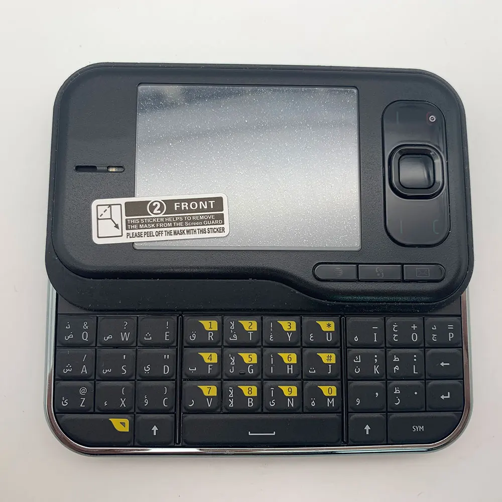 Фото Разблокированный восстановленный оригинальный мобильный телефон Nokia 6760 Slide 3G с одной SIM-картой GSM 900/1800, русской, арабской и ивритской клавиатурой, произведено в Финляндии №2