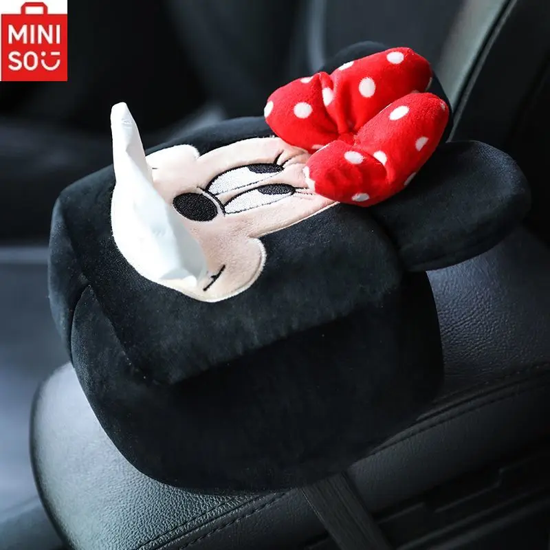 MINISO Disney Микки Минни спинка автомобильного сиденья подвесная коробка для