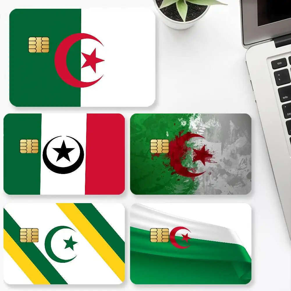Фото Кредитная карта Nation Algeria, 4 шт., водонепроницаемые наклейки с защитой от царапин для банковского дебета, декоративная защита, автобус, метро №3