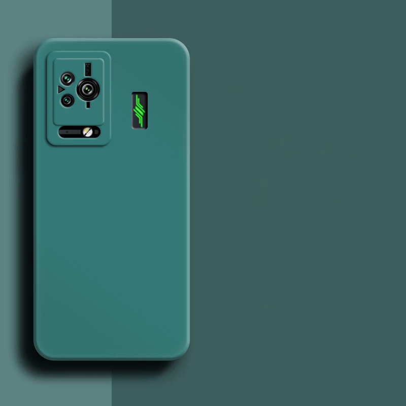 For Black Shark 5 Pro Case Black Shark 5 Cover 6.67 inch Original Liquid Silicone Shockproof Bumper For Black Shark 5 4S 4 3 Pro