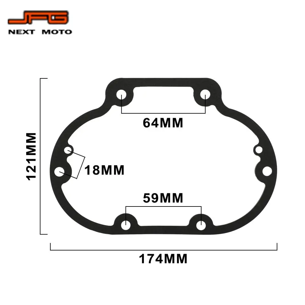 Для DYNA SOFTAIL 2007-UP прокладка сцепления прокладки уплотнительная крышка картера