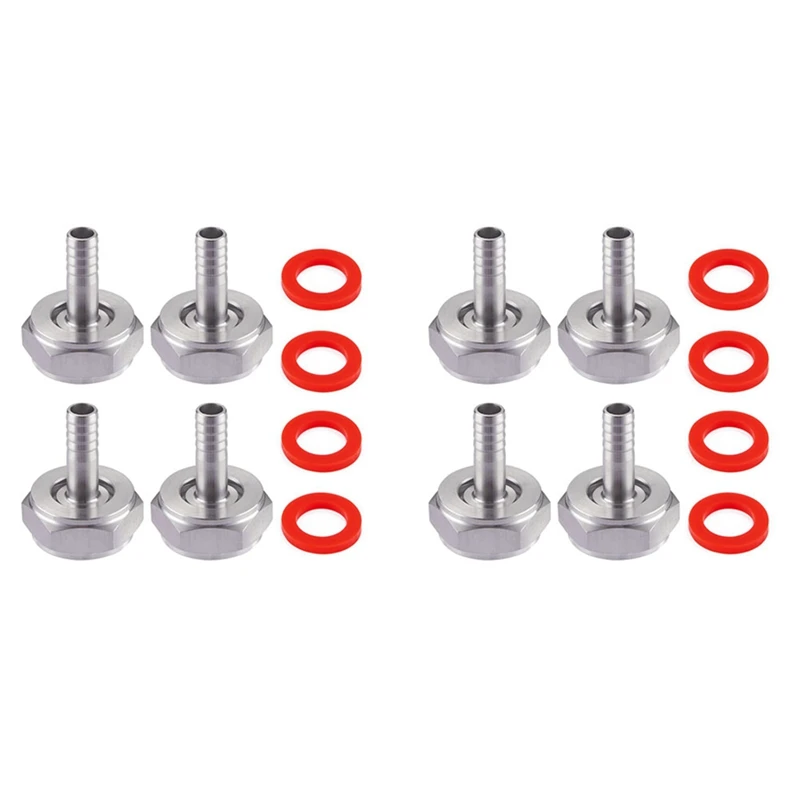 8 шт. фитинги из нержавеющей стали комплект коннекторов для пивных линий