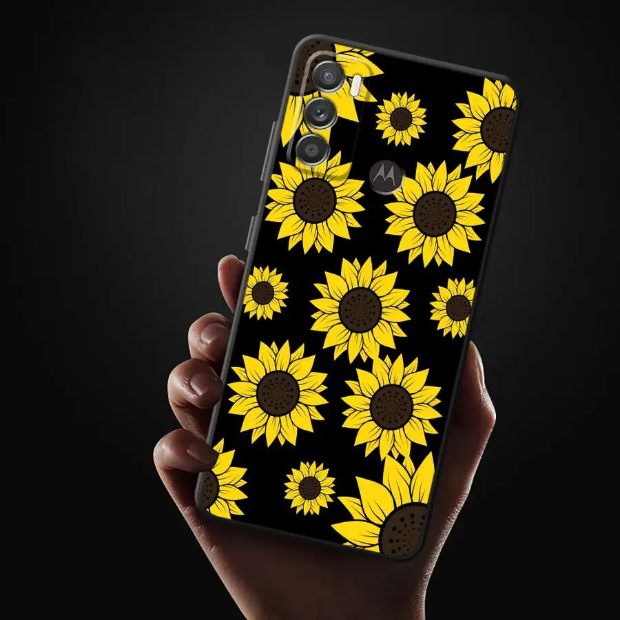 Фото Чехол Sunflower для Motorola Moto G53 G30 G71 Edge 20 Pro 30 Lite G52 G22 Edge40 G32 G60s G51 G73 G50 №3
