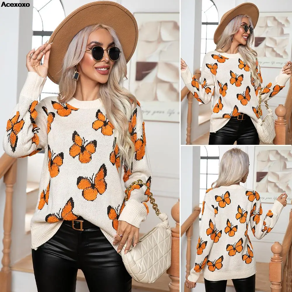 

Популярная Трехмерная парчовая трикотажная одежда с бабочками