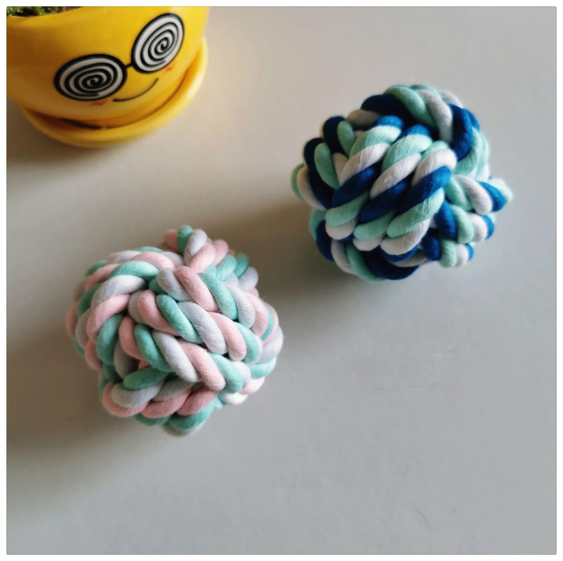 

Cotton Rope Pet Toy Dog Accessories Molar Ball Training Teeth Cleaning Knot To Relieve Boredom Bite игрушки
