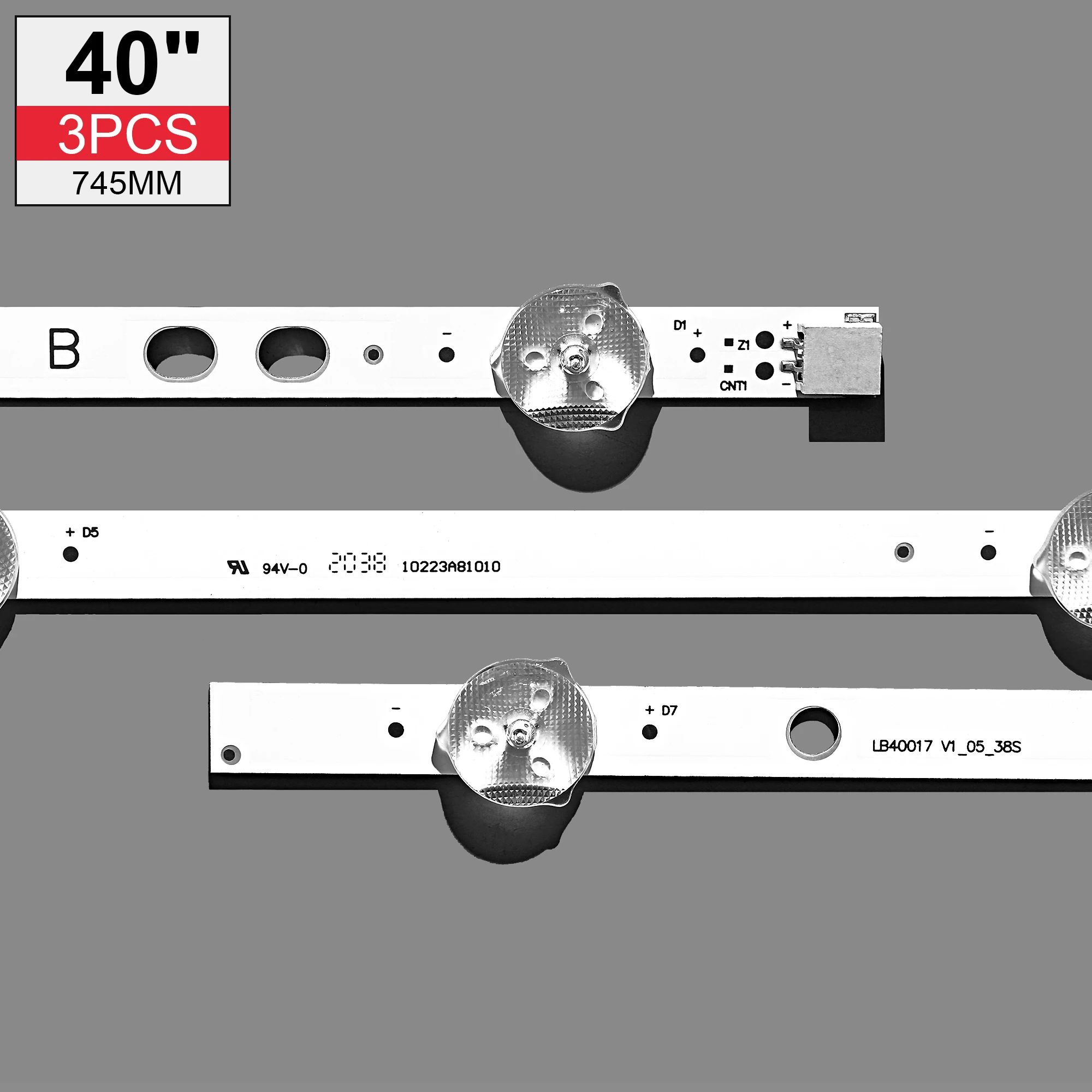 30PCS LED Backlight Lamp strip for LIG Bush 40