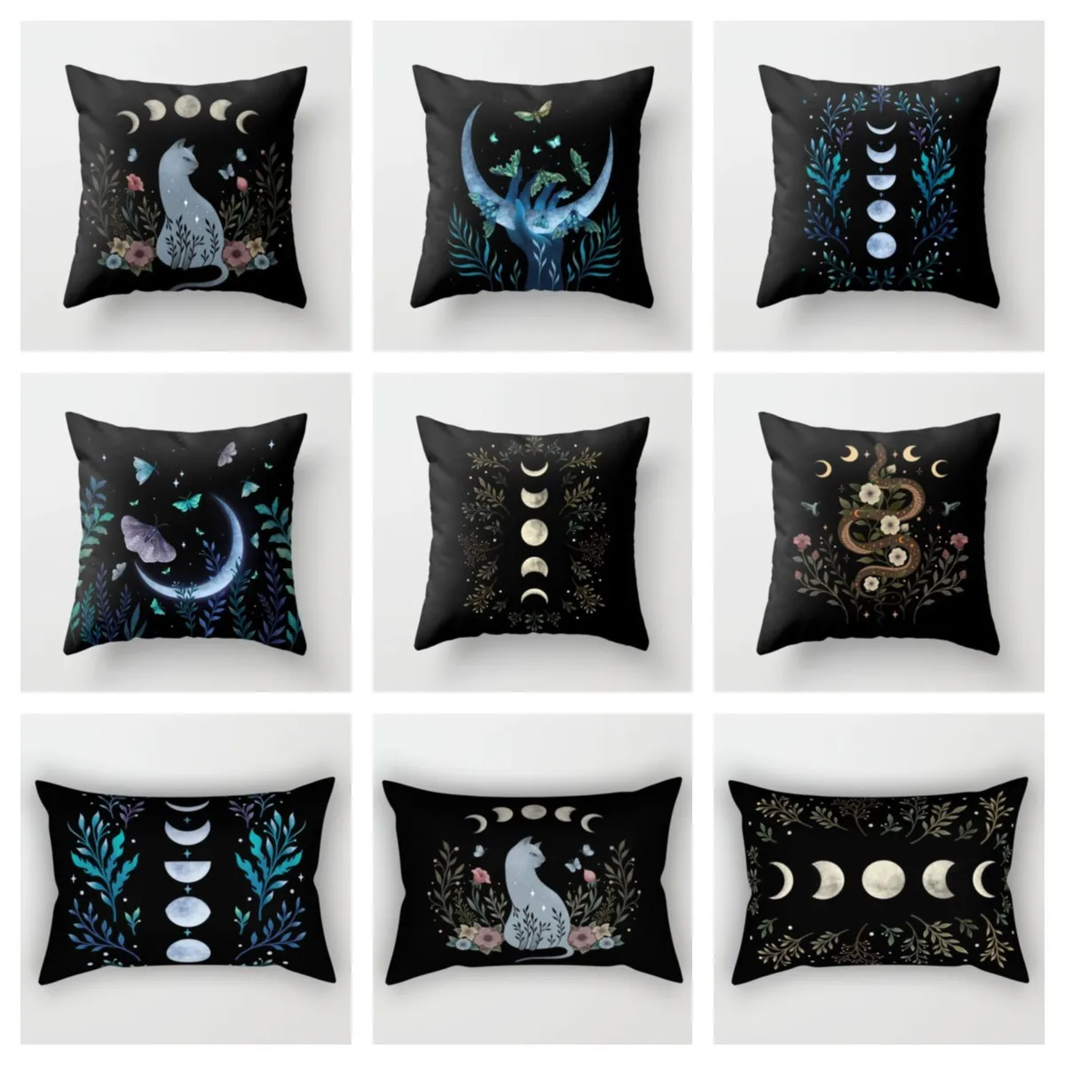 

Moon image living room decoration plush pillowcase，living Room Sofa Throw Pillow Cushion Cover，throw pillow case40x40 60x60