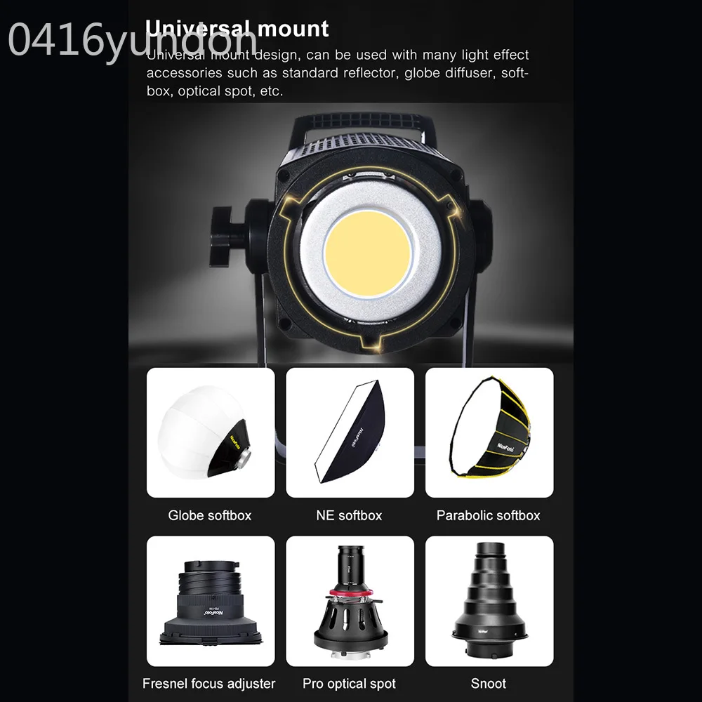 NiceFoto LV-1500B телефон с диагональю экрана 150 Вт яркость 5600K ± 200K регулируемая тепловая