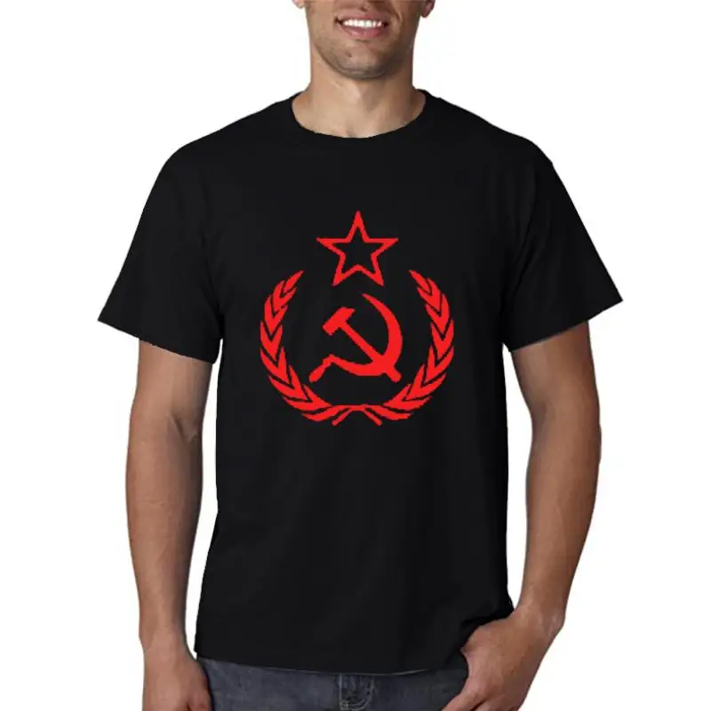 

Коммунистическая Мужская футболка Hommer ond Sickle USSR CCCP Russion