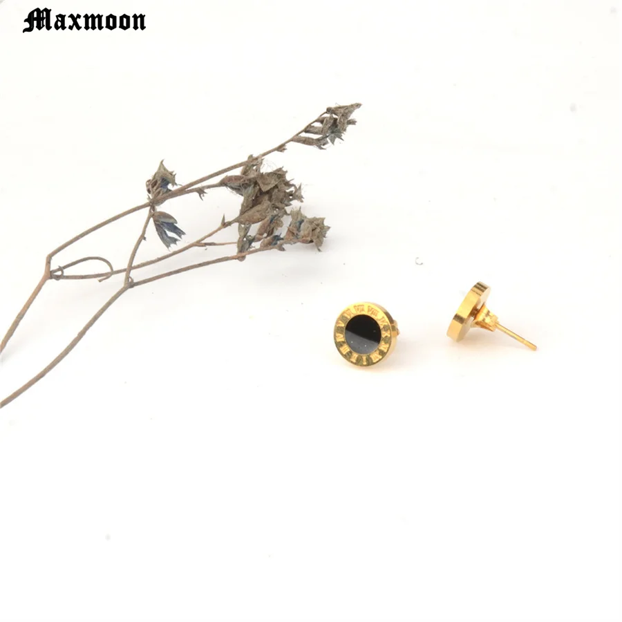 Женские серьги-гвоздики Smmaallye Винтажные серьги из нержавеющей стали с акриловыми