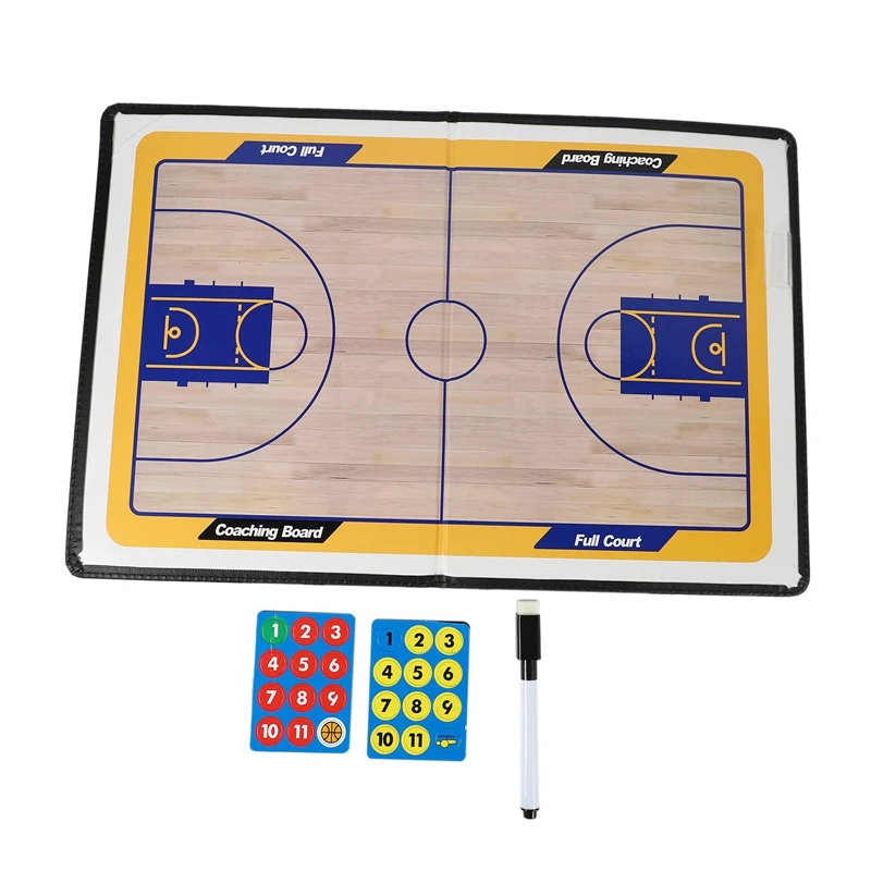

Straight Basketball Board Magnetic Basketball Board Portable Competition Game Training Magnet Clipboard