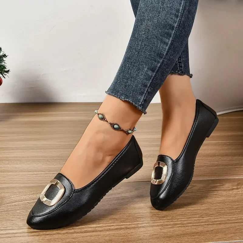 Туфли-оксфорды женские на низком каблуке мягкая кожа заостренный носок