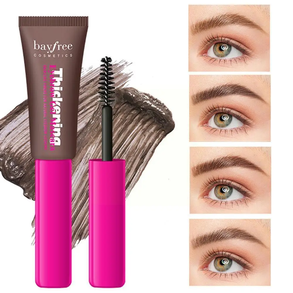 

Eyebrow Gel With Brush Brow Tinted Dye Waterproof & 4 Colors Brow Long-lasting Makeup E8Y9