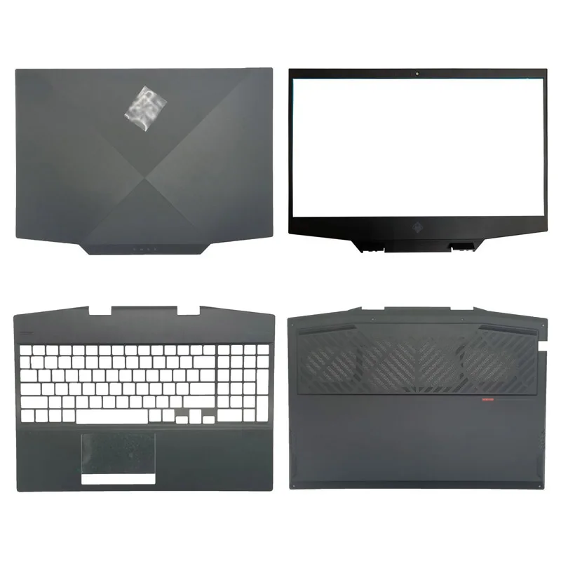 

NEW For HP OMEN 5 Air 15-DH 15-DH0000 TPN-C143 Laptops Case LCD Back Cover Front Bezel Palmrest Bottom Case L57320-001