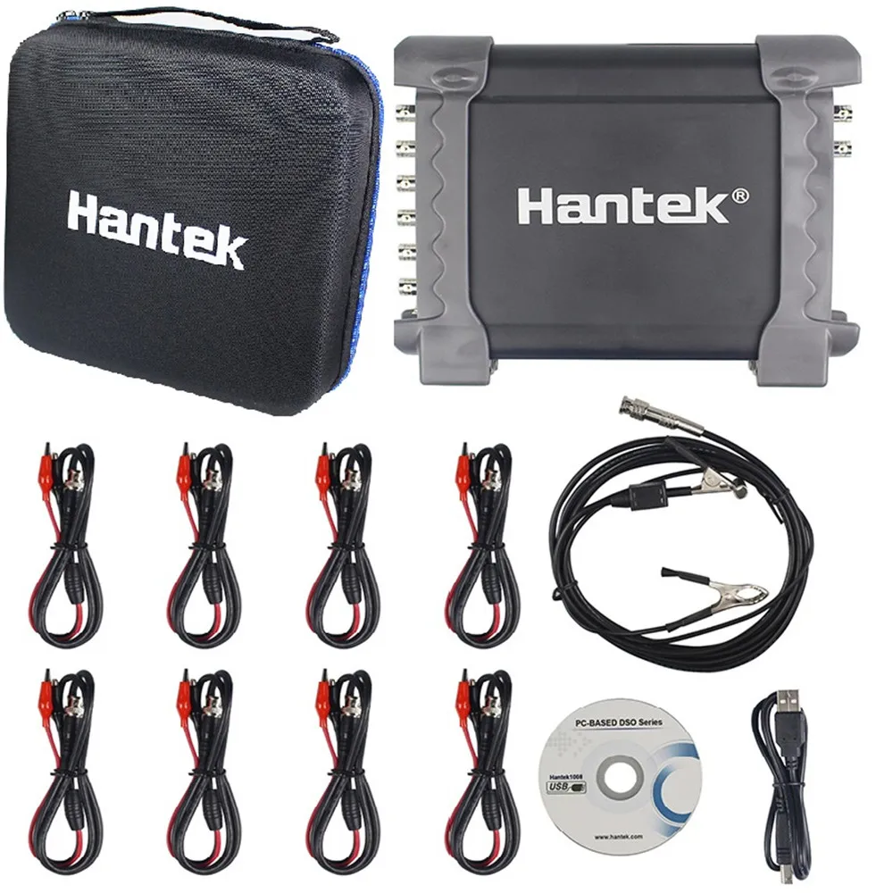 Осциллограф Hantek 1008C/1008A 8 каналов программируемый USB | Инструменты