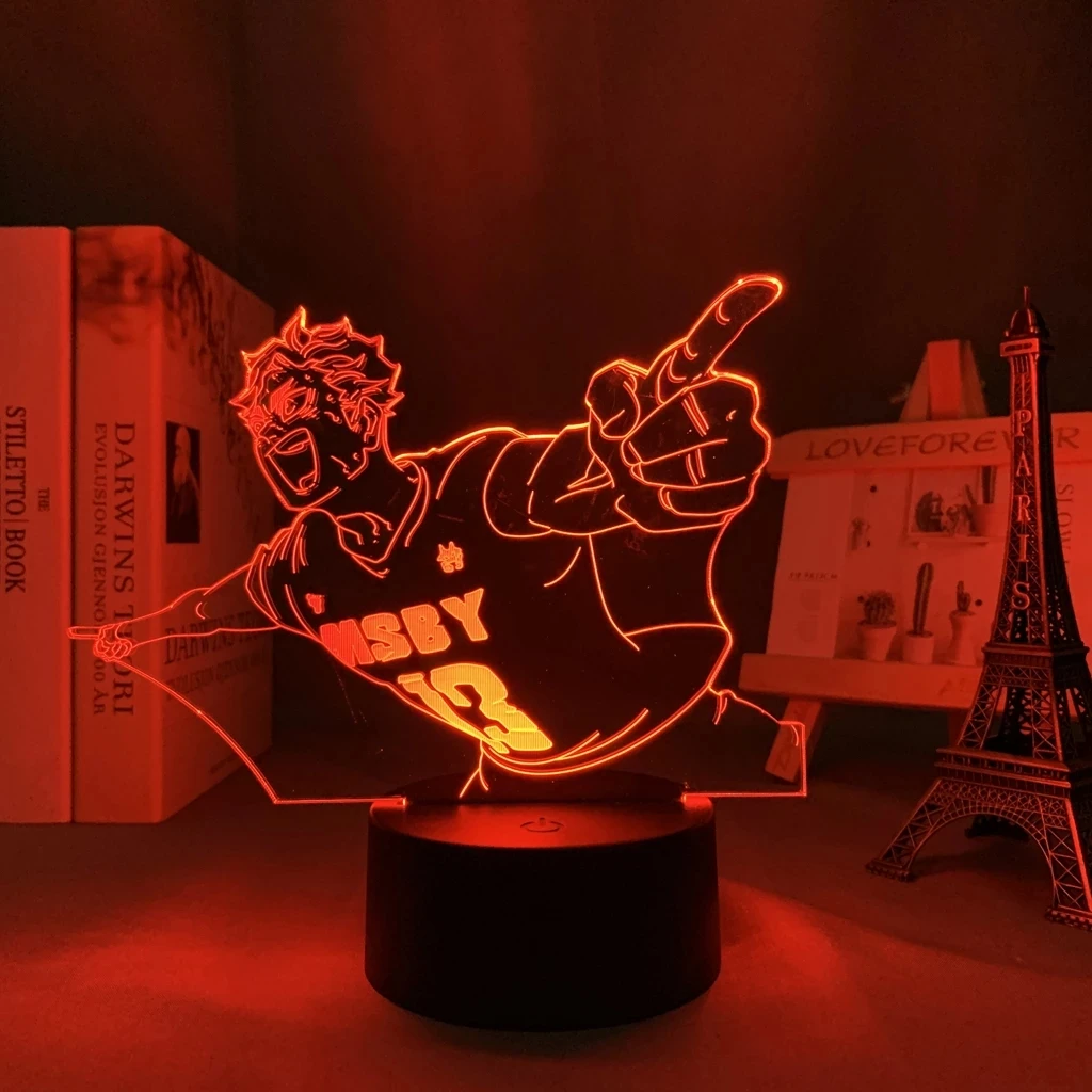 

Manga Haikyuu 3d Lamp Atsumu Miya for Room Decor Light Boyfriend Birthday Gift Nightlight Anime Led Night Light Haikyu Bedroom