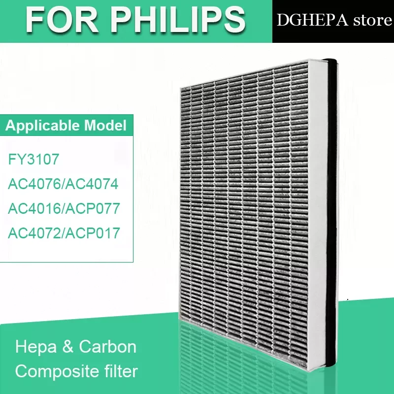 

Hepa&Carbon Composite filter For Philips AC4076 AC4074 AC4016 ACP077 AC4072 ACP017 Air purifier Filter Replacement parts