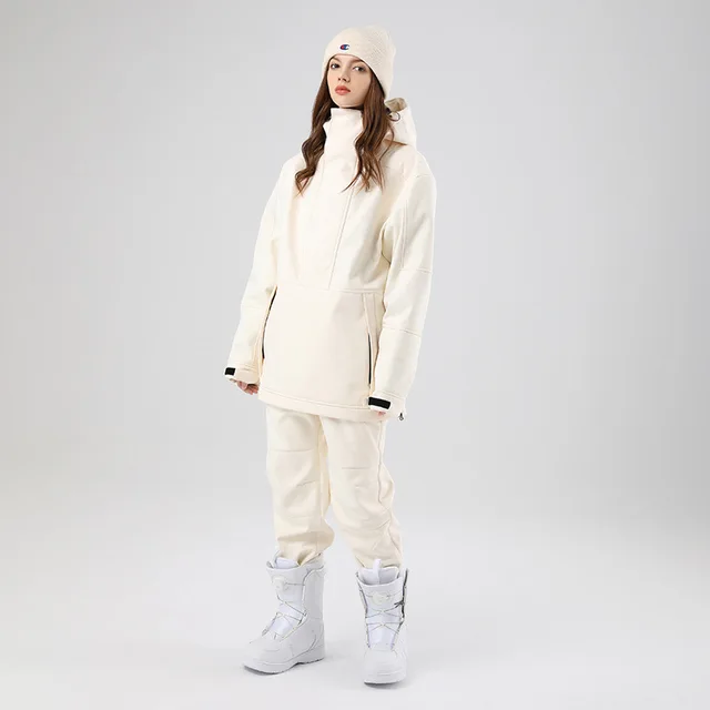 Зимний Новый лыжный костюм для женщин и мужчин, уличная спортивная куртка для лыжного сноуборда, комплект брюк, теплый флисовый Дышащий комбинезон, водонепроницаемые толстовки - купить по выгодной цене