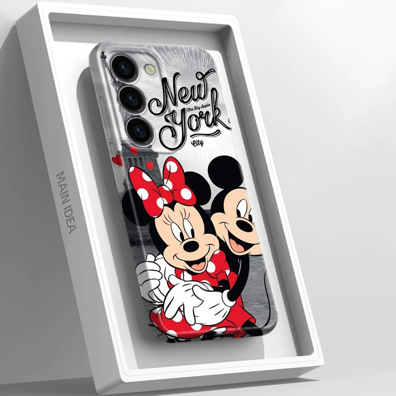 

Disney London Mickey Minnie Film Funda Phone Case For Samsung Galaxy S23 S22 S21 Pro Plus Ultra A03 5G Back Feilin Hard Cover