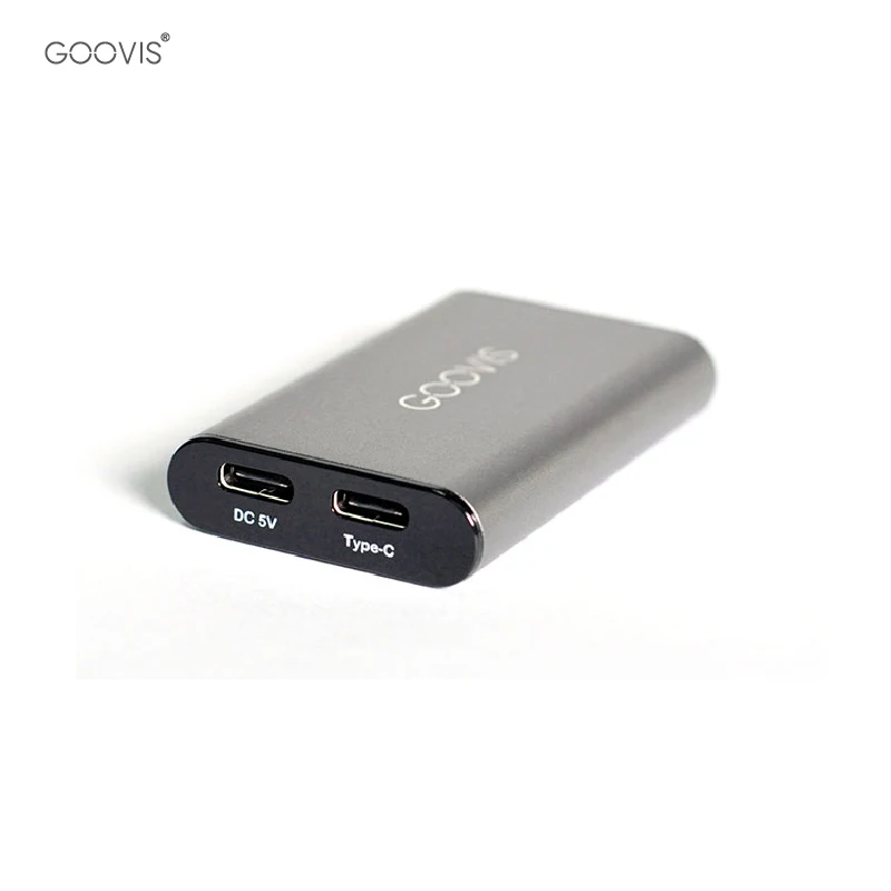 Фото Адаптер HDMI-Type-c для ЖК-дисплея GOOVIS Young, конвертер HD 4K, черный портативный видеоадаптер USB-c №3