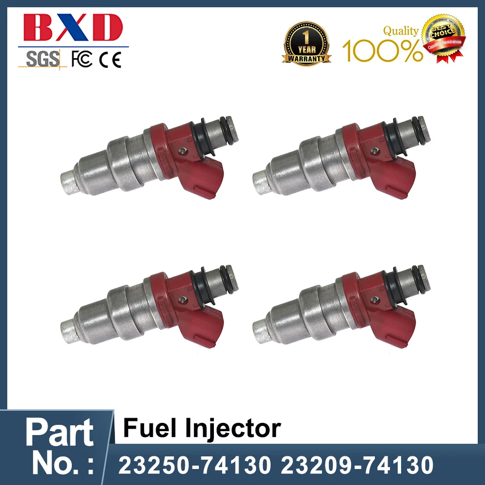 

1/4PCS Fuel Injector Nozzle 23250-74130 23209-74130 For Toyota Camry Carina Chaser Corona