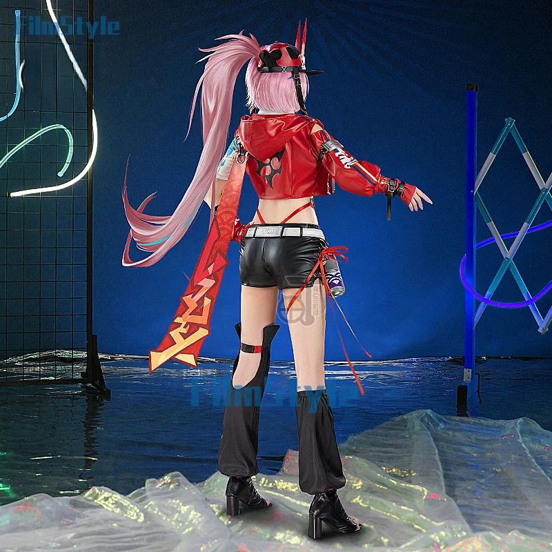 Honkai Star Rail Rappa Косплей Костюм Униформа Шляпа Куртка Шорты Galaxy Ranger Реквизит