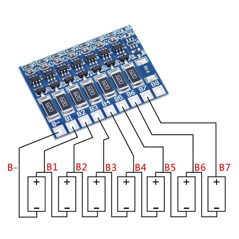 Плата балансировки 18650 3s схема подключения Плата балансировки 18650 3s схема подключения