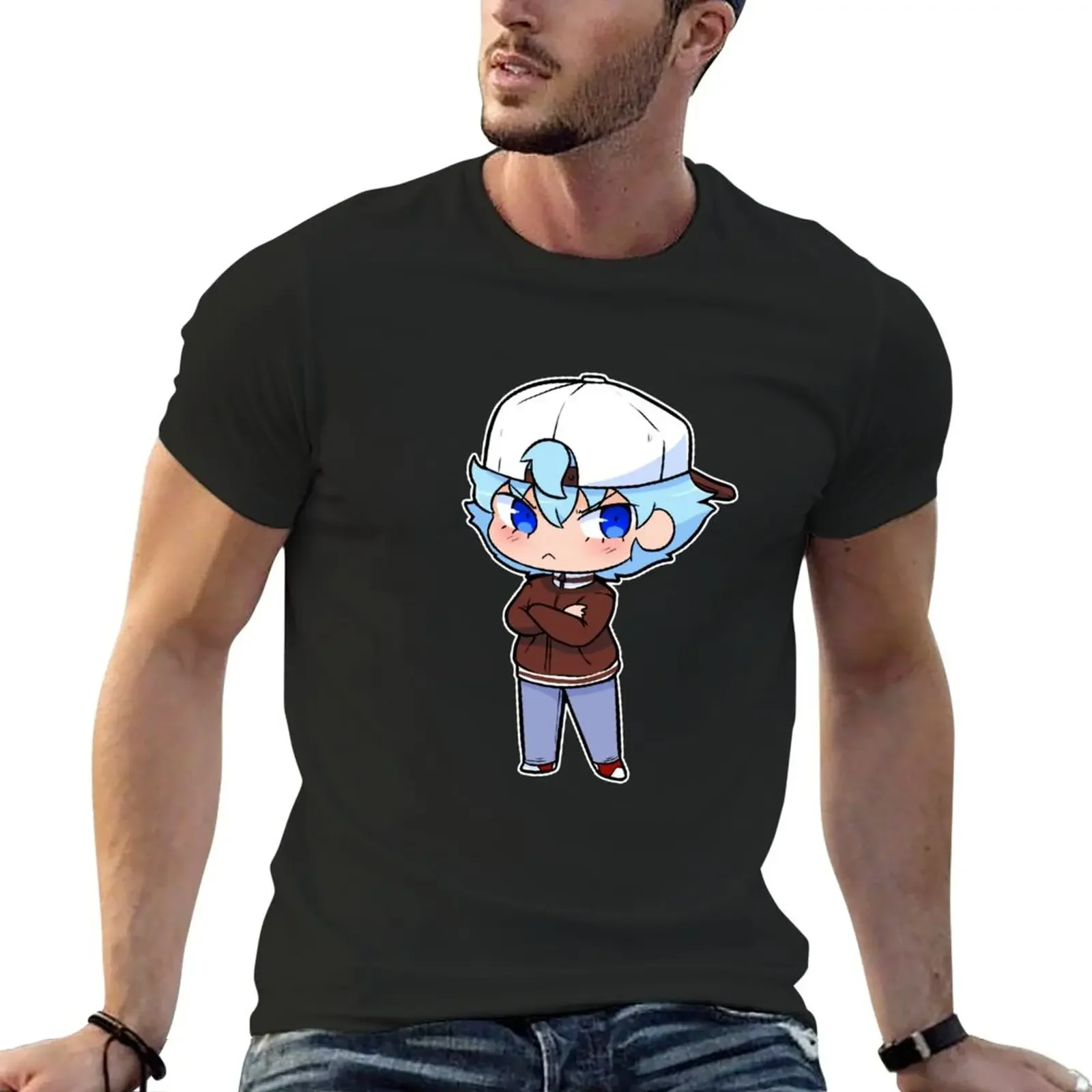 Футболка Carmelo Chibi корейские модные рубашки индивидуальный дизайн Мужская