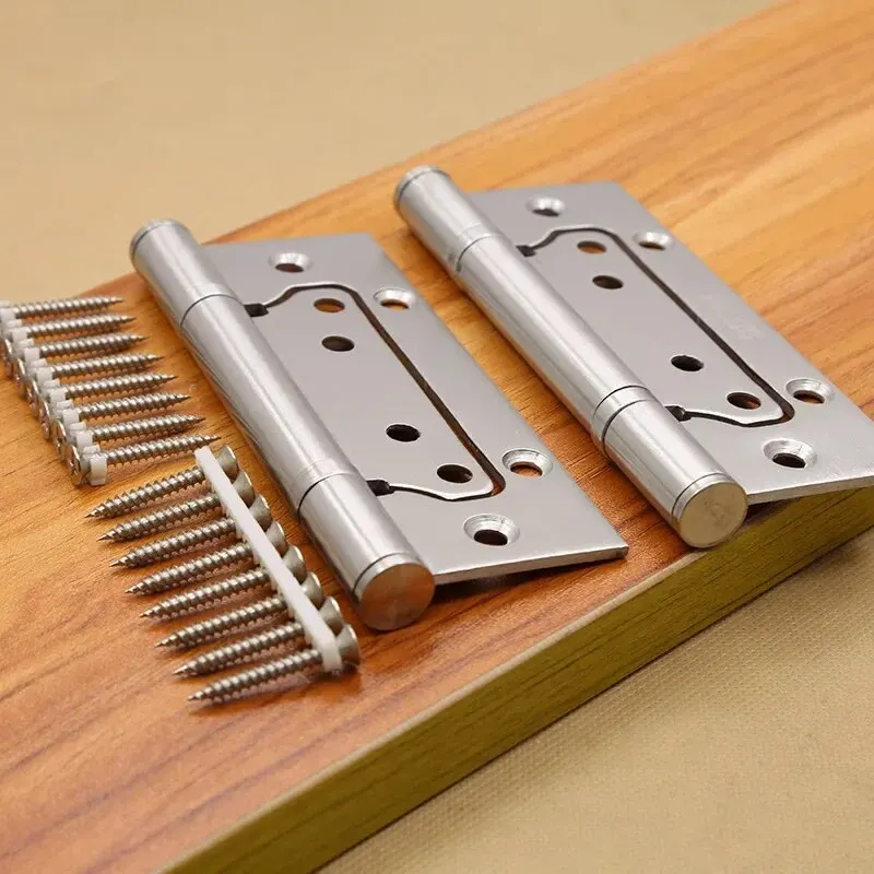Утолщенный 4-дюймовый 3.0 шарнир из нержавеющей стали Встроенный буфер Бесшумный