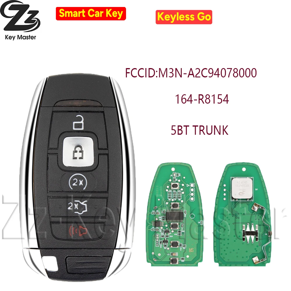 

Zz 902 МГц 49 чип M3N-A2C94078000/780 для Lincoln 2018-2021 умный дистанционный автомобильный брелок 164-R8154 164-R8155 164-R8226