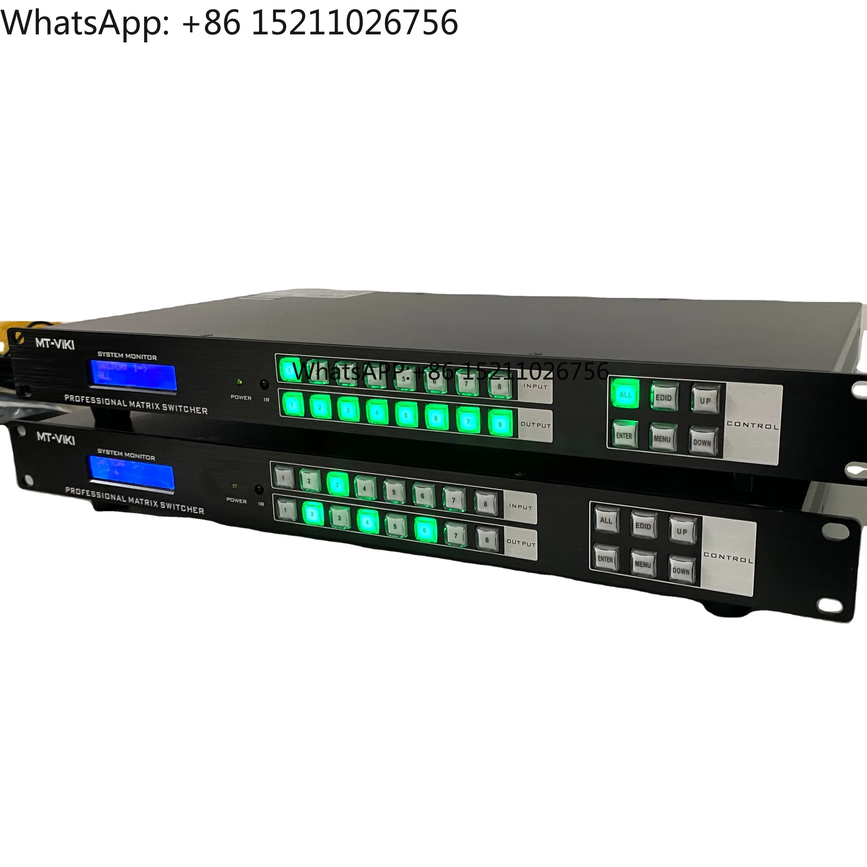 Фото Матричный видеопереключатель HDMI 4K 8x8, MT-ViKI ADI HDMI Matrix 8 входов 8 выходов, доступен для конфигураций 4x4, 8x8, 8x16, 16x16, 32x32, 36x36, 72x72 №1