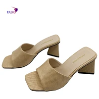 summer womens slippers high heels for everyday wear open toe womens shoes