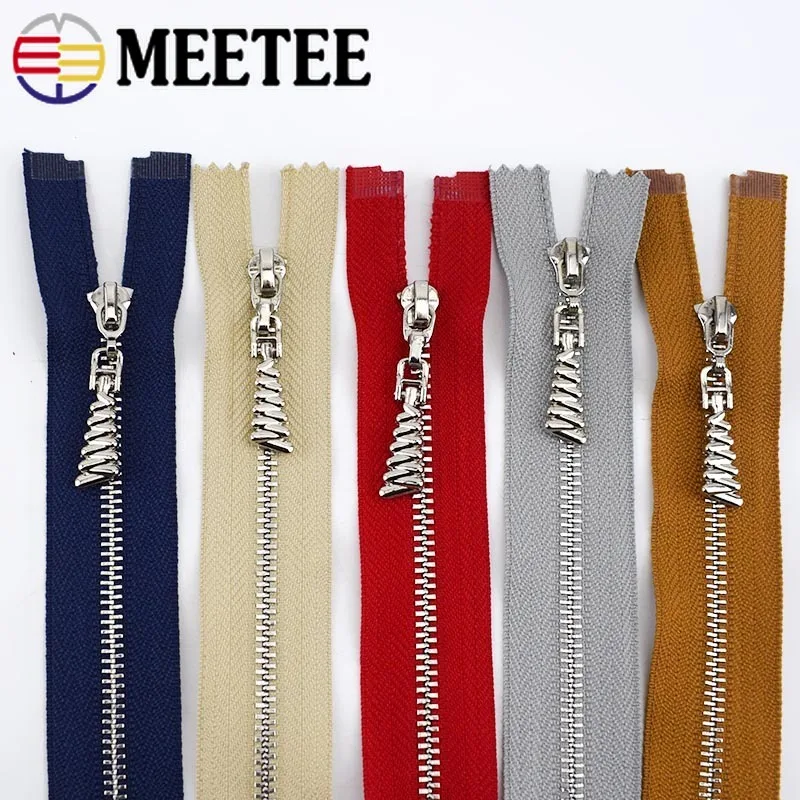 Металлические молнии 3 # 2/5 шт. серебряные зубья 15-30 см 40-70 |