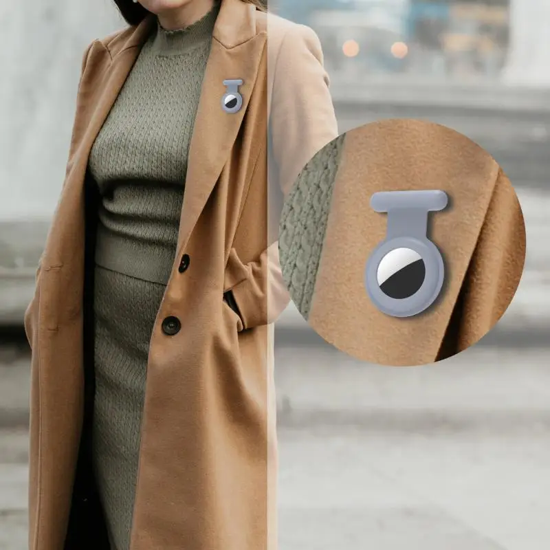 

Silicone Protective Shell For Airtag With Pin Portable Tracker Accessorie Protective Sleeve Fall Prevention For Pet Children