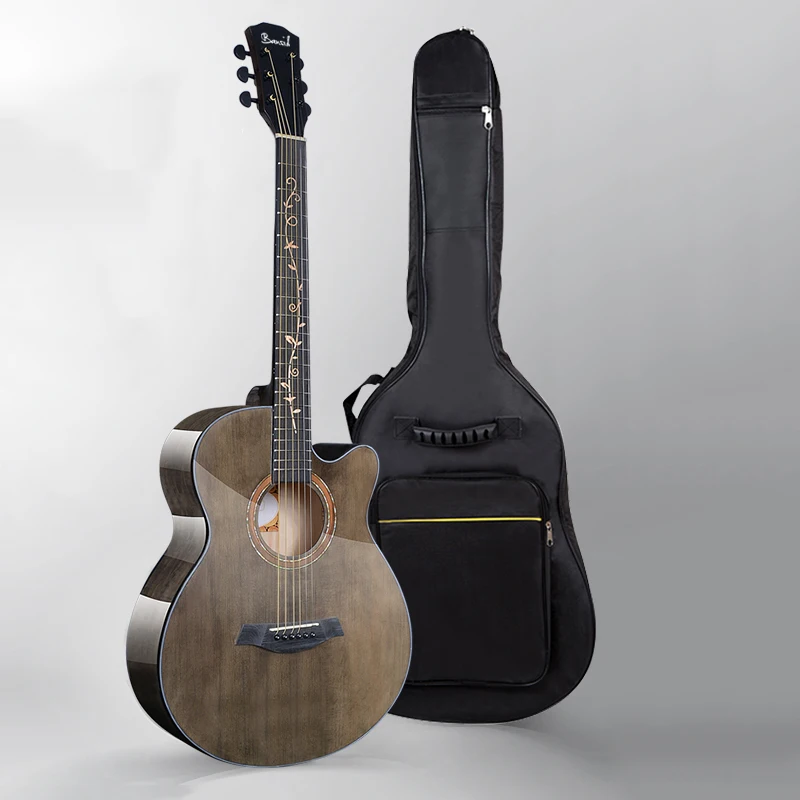 

Classical Jazz Acoustic Guitar Neck Travel Kit Baritone B Box Guitar 6 String Left Handed Practice Guitarra Music Instrument