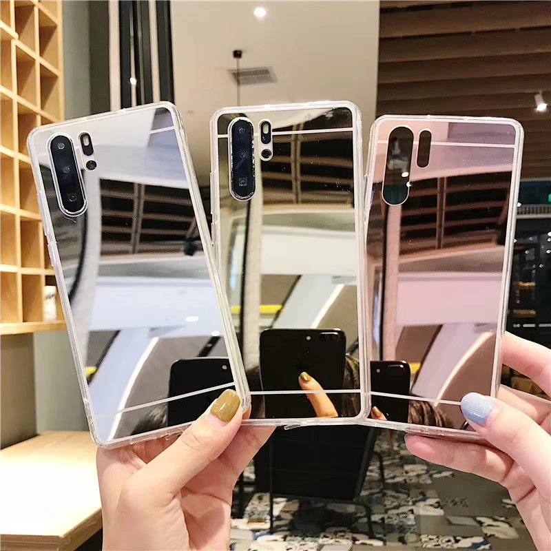

Luxury Mirror Phone Case For Xiaomi Redmi 9A 9C 9 8A 8 Pro 7A 6A 5 Plus 10X 4G Hongmi K20 K30 Pro S2 Y2 Y3 Case Soft TPU Cover