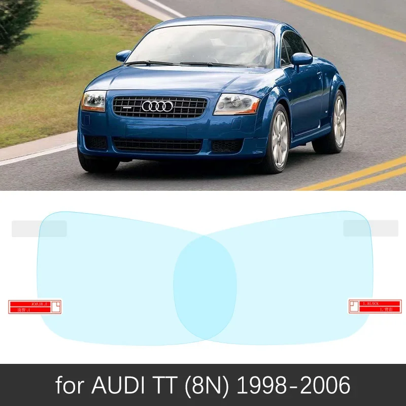 

Пленка-дождевик на зеркало заднего вида с полным покрытием, прозрачная противотуманная непромокаемая для Audi TT 8n 8j 8s 1998 ~ 2020 mk1 mk2 mk3, автомобильные аксессуары, товары