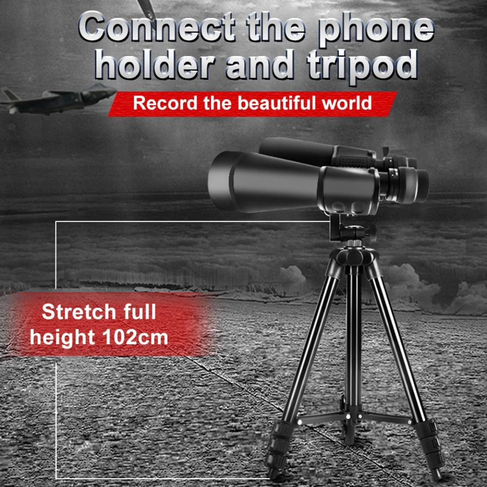 

10-380x100 Powerful Binoculars Long Range Telescope Zoom HD BAK4 High Magnification Professional Monocular for Hunting Tourism