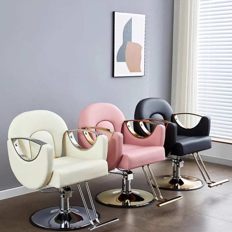 Простые парикмахерские стулья с подъемником эргономичные профессиональные
