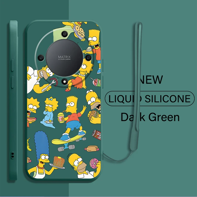 Чехол для телефона с рисунком S-Simpsons для Honor X7a X7b X8a X9b X5c X8b X9D X9C X7d X9a, мягкий чехол (art.: 3920d97487595) - 3920d97487595