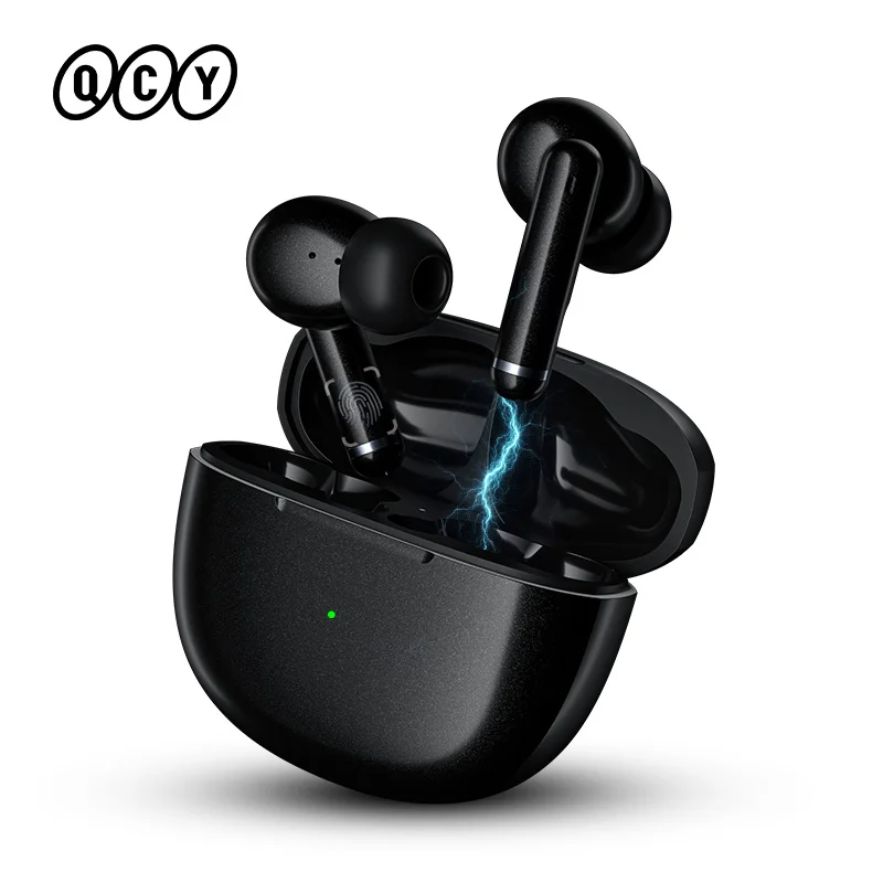 

QCY HT03 TWS Hybrid ANC Earphone Bluetooth 5.1 True Wireless Headphone Active Noise Cancelling Hi-Fi Touch Control Gaming Earbud